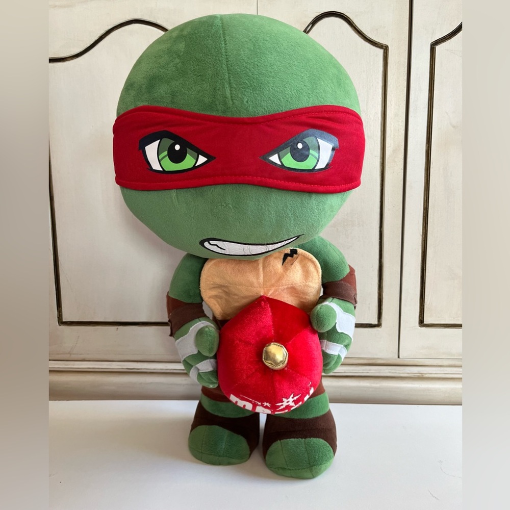 Gemmy Rafael Merry Mutants Teenage Mutant Ninja Turtle TMNT Christmas Stuffed